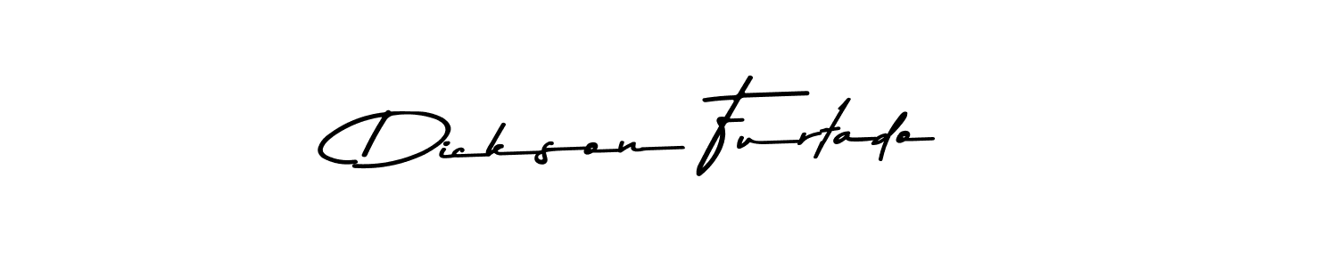 How to make Dickson Furtado name signature. Use Asem Kandis PERSONAL USE style for creating short signs online. This is the latest handwritten sign. Dickson Furtado signature style 9 images and pictures png