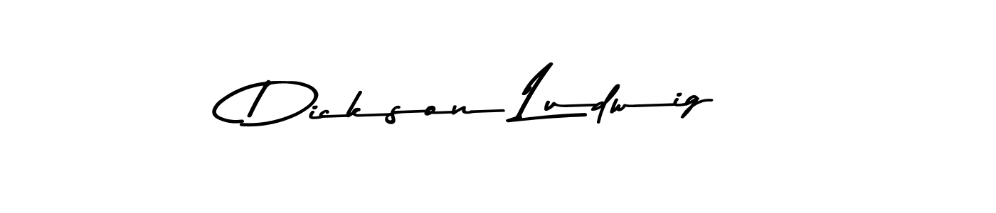 Dickson Ludwig stylish signature style. Best Handwritten Sign (Asem Kandis PERSONAL USE) for my name. Handwritten Signature Collection Ideas for my name Dickson Ludwig. Dickson Ludwig signature style 9 images and pictures png