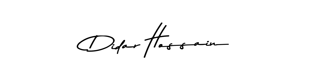 Create a beautiful signature design for name Didar Hossain. With this signature (Asem Kandis PERSONAL USE) fonts, you can make a handwritten signature for free. Didar Hossain signature style 9 images and pictures png