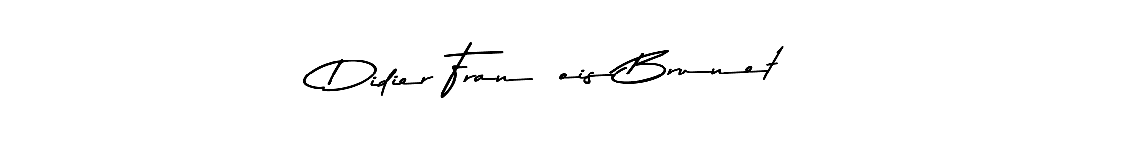 Also we have Didier François Brunet name is the best signature style. Create professional handwritten signature collection using Asem Kandis PERSONAL USE autograph style. Didier François Brunet signature style 9 images and pictures png