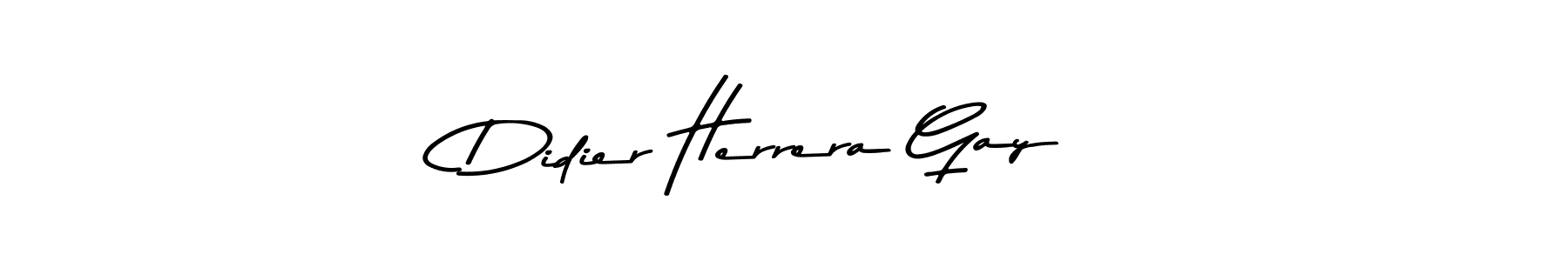 It looks lik you need a new signature style for name Didier Herrera Gay. Design unique handwritten (Asem Kandis PERSONAL USE) signature with our free signature maker in just a few clicks. Didier Herrera Gay signature style 9 images and pictures png