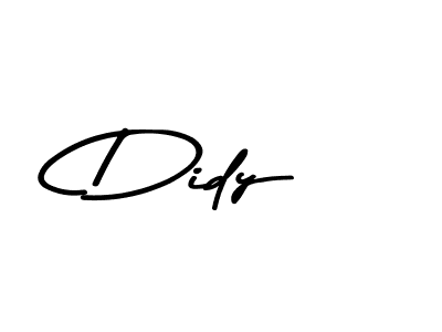 You should practise on your own different ways (Asem Kandis PERSONAL USE) to write your name (Didy) in signature. don't let someone else do it for you. Didy signature style 9 images and pictures png
