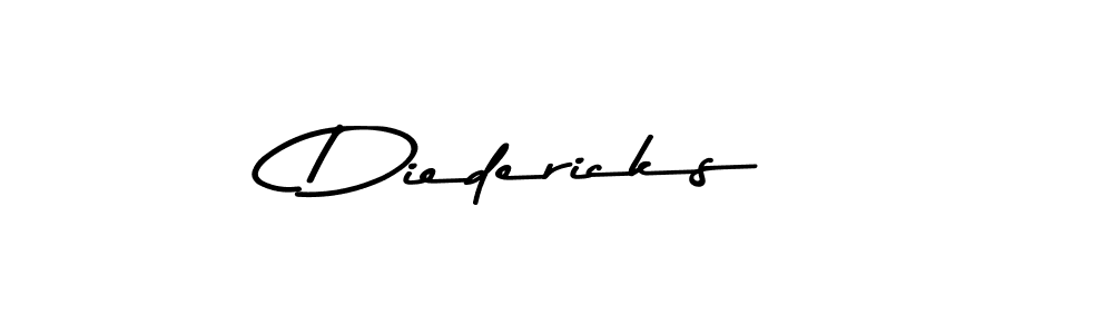 Diedericks stylish signature style. Best Handwritten Sign (Asem Kandis PERSONAL USE) for my name. Handwritten Signature Collection Ideas for my name Diedericks. Diedericks signature style 9 images and pictures png