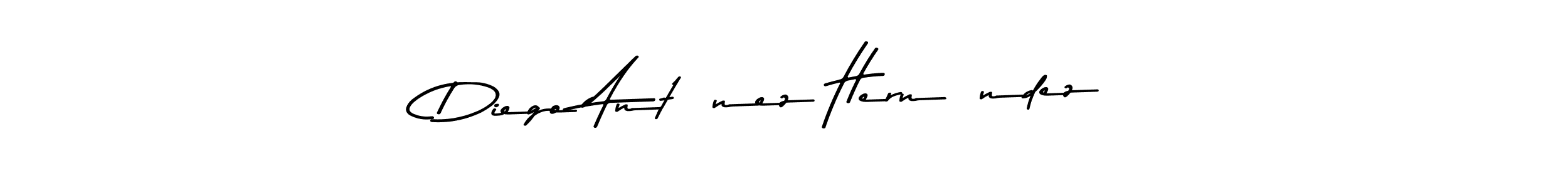 Asem Kandis PERSONAL USE is a professional signature style that is perfect for those who want to add a touch of class to their signature. It is also a great choice for those who want to make their signature more unique. Get Diego Antúnez Hernández name to fancy signature for free. Diego Antúnez Hernández signature style 9 images and pictures png