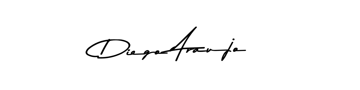 This is the best signature style for the Diego Araujo name. Also you like these signature font (Asem Kandis PERSONAL USE). Mix name signature. Diego Araujo signature style 9 images and pictures png