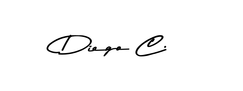 Similarly Asem Kandis PERSONAL USE is the best handwritten signature design. Signature creator online .You can use it as an online autograph creator for name Diego C.. Diego C. signature style 9 images and pictures png