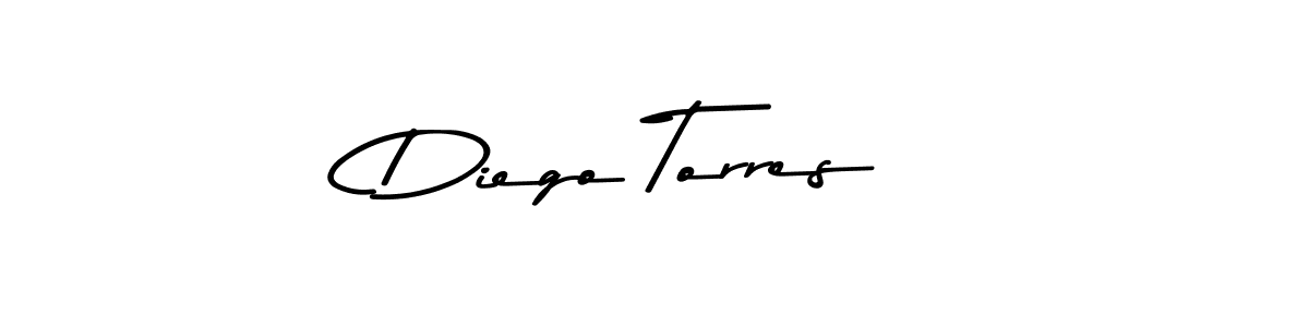 Create a beautiful signature design for name Diego Torres. With this signature (Asem Kandis PERSONAL USE) fonts, you can make a handwritten signature for free. Diego Torres signature style 9 images and pictures png