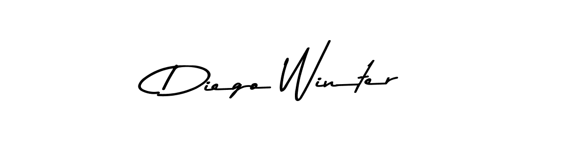 Asem Kandis PERSONAL USE is a professional signature style that is perfect for those who want to add a touch of class to their signature. It is also a great choice for those who want to make their signature more unique. Get Diego Winter name to fancy signature for free. Diego Winter signature style 9 images and pictures png