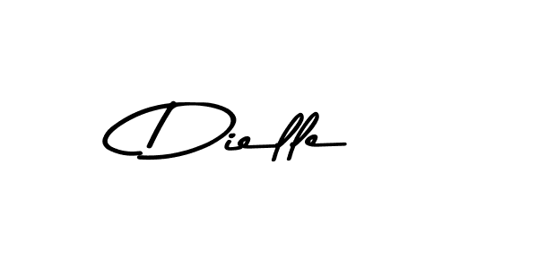 Asem Kandis PERSONAL USE is a professional signature style that is perfect for those who want to add a touch of class to their signature. It is also a great choice for those who want to make their signature more unique. Get Dielle name to fancy signature for free. Dielle signature style 9 images and pictures png
