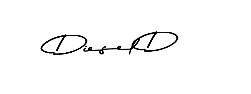 Make a beautiful signature design for name Diesel D. With this signature (Asem Kandis PERSONAL USE) style, you can create a handwritten signature for free. Diesel D signature style 9 images and pictures png