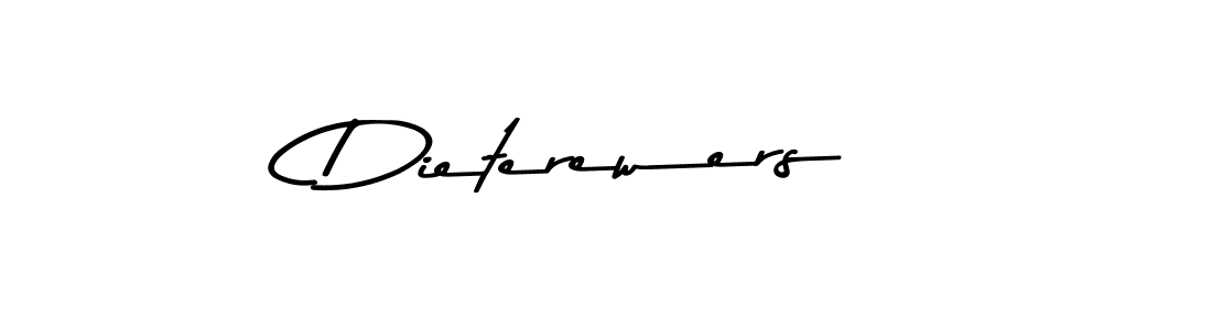 You should practise on your own different ways (Asem Kandis PERSONAL USE) to write your name (Dieterewers) in signature. don't let someone else do it for you. Dieterewers signature style 9 images and pictures png