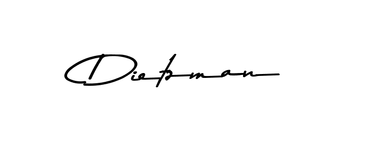 How to make Dietzman signature? Asem Kandis PERSONAL USE is a professional autograph style. Create handwritten signature for Dietzman name. Dietzman signature style 9 images and pictures png