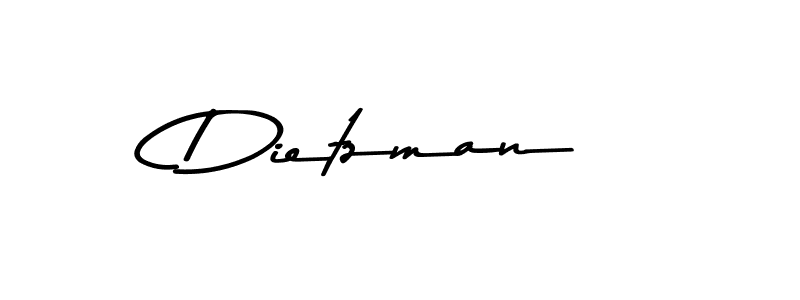 How to make Dietzman signature? Asem Kandis PERSONAL USE is a professional autograph style. Create handwritten signature for Dietzman name. Dietzman signature style 9 images and pictures png