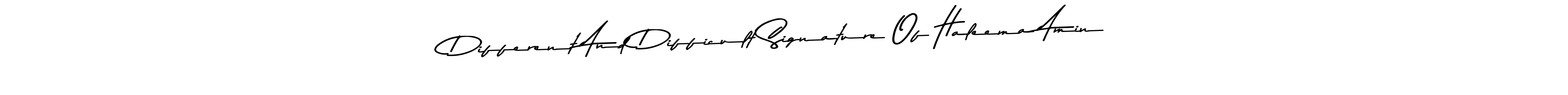 How to make Different And Difficult Signature Of Haleema Amin signature? Asem Kandis PERSONAL USE is a professional autograph style. Create handwritten signature for Different And Difficult Signature Of Haleema Amin name. Different And Difficult Signature Of Haleema Amin signature style 9 images and pictures png