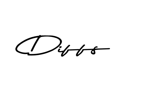 How to make Diffs name signature. Use Asem Kandis PERSONAL USE style for creating short signs online. This is the latest handwritten sign. Diffs signature style 9 images and pictures png