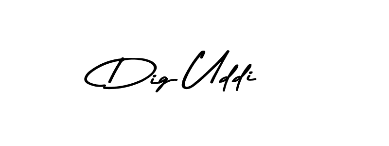 Use a signature maker to create a handwritten signature online. With this signature software, you can design (Asem Kandis PERSONAL USE) your own signature for name Dig Uddi. Dig Uddi signature style 9 images and pictures png