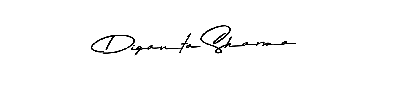 if you are searching for the best signature style for your name Diganta Sharma. so please give up your signature search. here we have designed multiple signature styles  using Asem Kandis PERSONAL USE. Diganta Sharma signature style 9 images and pictures png
