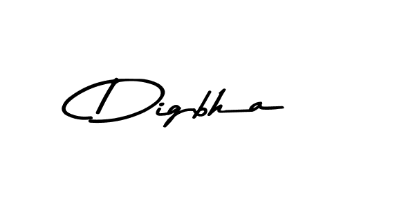 Also we have Digbha name is the best signature style. Create professional handwritten signature collection using Asem Kandis PERSONAL USE autograph style. Digbha signature style 9 images and pictures png