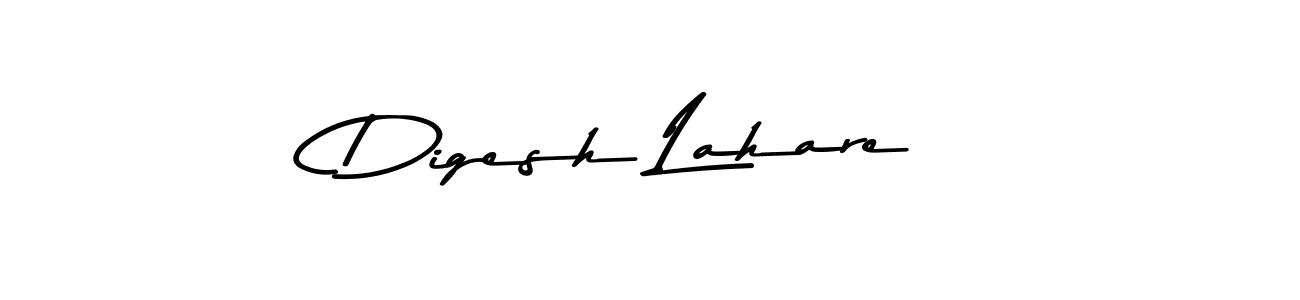 Also You can easily find your signature by using the search form. We will create Digesh Lahare name handwritten signature images for you free of cost using Asem Kandis PERSONAL USE sign style. Digesh Lahare signature style 9 images and pictures png