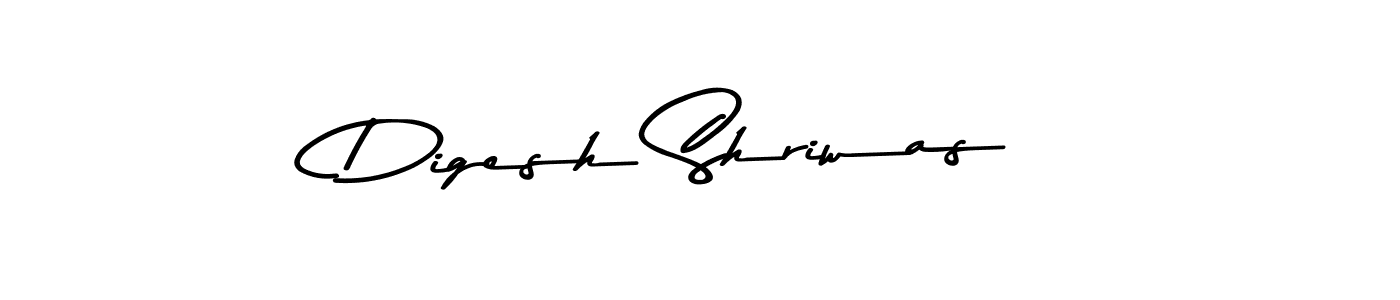 Also we have Digesh Shriwas name is the best signature style. Create professional handwritten signature collection using Asem Kandis PERSONAL USE autograph style. Digesh Shriwas signature style 9 images and pictures png