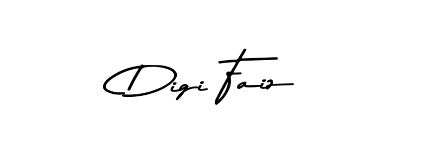 How to make Digi Faiz name signature. Use Asem Kandis PERSONAL USE style for creating short signs online. This is the latest handwritten sign. Digi Faiz signature style 9 images and pictures png