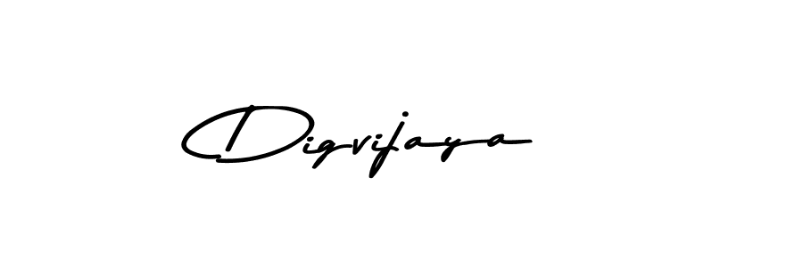 Use a signature maker to create a handwritten signature online. With this signature software, you can design (Asem Kandis PERSONAL USE) your own signature for name Digvijaya. Digvijaya signature style 9 images and pictures png