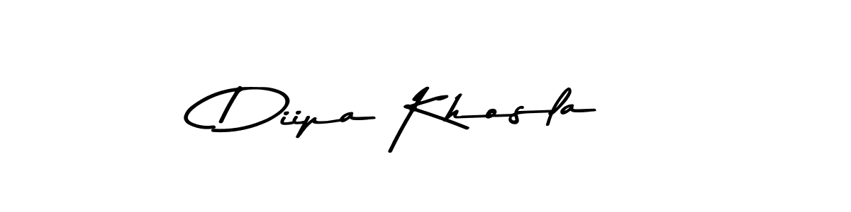 How to make Diipa Khosla signature? Asem Kandis PERSONAL USE is a professional autograph style. Create handwritten signature for Diipa Khosla name. Diipa Khosla signature style 9 images and pictures png