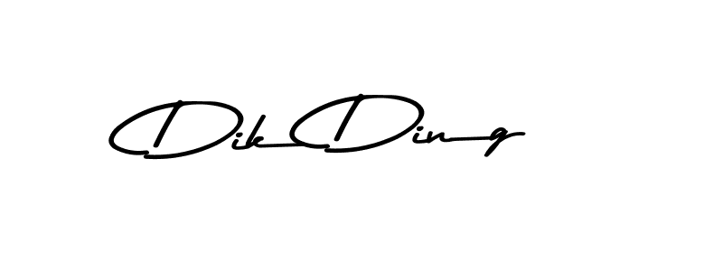 Make a short Dik Ding signature style. Manage your documents anywhere anytime using Asem Kandis PERSONAL USE. Create and add eSignatures, submit forms, share and send files easily. Dik Ding signature style 9 images and pictures png