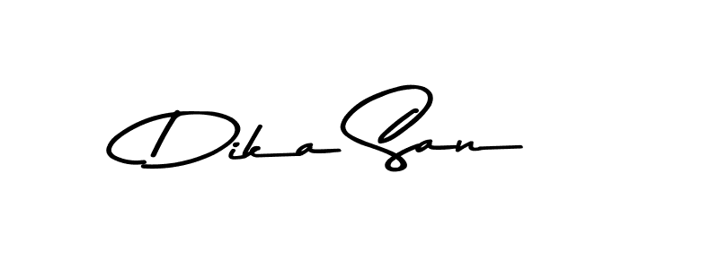 Here are the top 10 professional signature styles for the name Dika San. These are the best autograph styles you can use for your name. Dika San signature style 9 images and pictures png