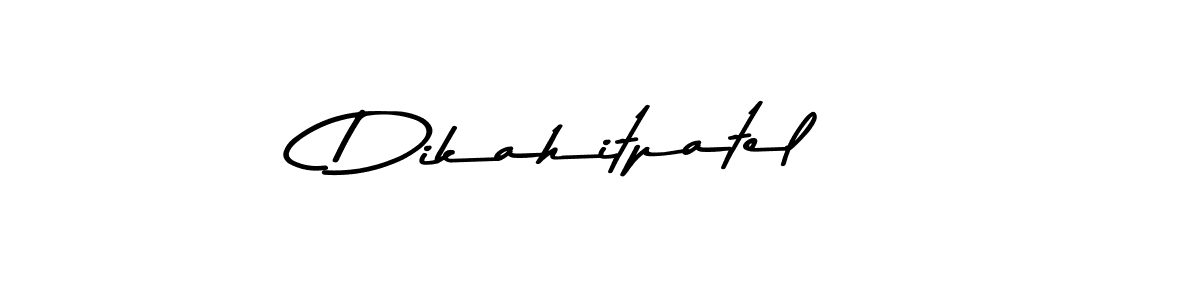 How to make Dikahitpatel signature? Asem Kandis PERSONAL USE is a professional autograph style. Create handwritten signature for Dikahitpatel name. Dikahitpatel signature style 9 images and pictures png