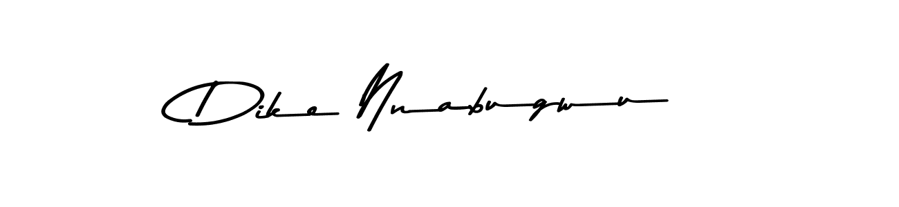 How to make Dike Nnabugwu name signature. Use Asem Kandis PERSONAL USE style for creating short signs online. This is the latest handwritten sign. Dike Nnabugwu signature style 9 images and pictures png