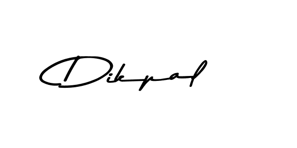 Make a beautiful signature design for name Dikpal. With this signature (Asem Kandis PERSONAL USE) style, you can create a handwritten signature for free. Dikpal signature style 9 images and pictures png