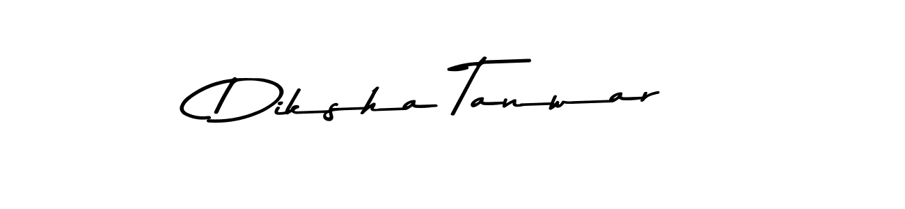 Also You can easily find your signature by using the search form. We will create Diksha Tanwar name handwritten signature images for you free of cost using Asem Kandis PERSONAL USE sign style. Diksha Tanwar signature style 9 images and pictures png
