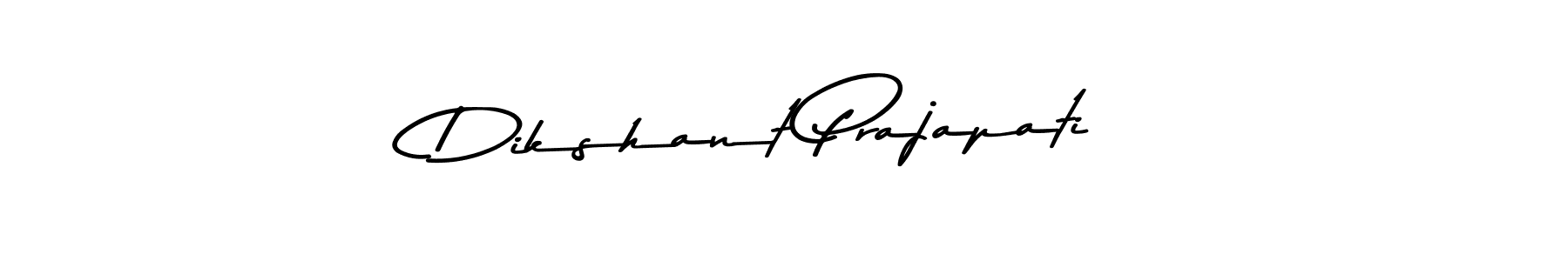 How to make Dikshant Prajapati signature? Asem Kandis PERSONAL USE is a professional autograph style. Create handwritten signature for Dikshant Prajapati name. Dikshant Prajapati signature style 9 images and pictures png