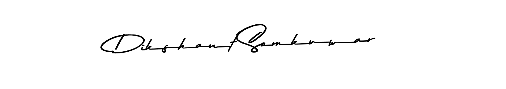 if you are searching for the best signature style for your name Dikshant Somkuwar. so please give up your signature search. here we have designed multiple signature styles  using Asem Kandis PERSONAL USE. Dikshant Somkuwar signature style 9 images and pictures png