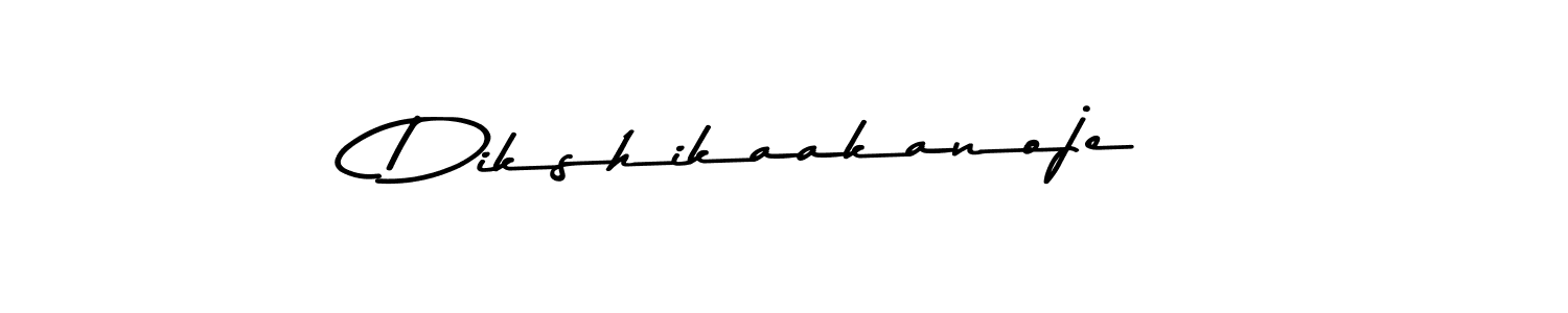 How to make Dikshikaakanoje name signature. Use Asem Kandis PERSONAL USE style for creating short signs online. This is the latest handwritten sign. Dikshikaakanoje signature style 9 images and pictures png