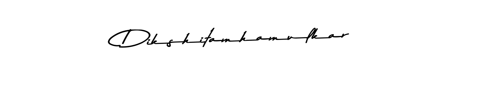 Use a signature maker to create a handwritten signature online. With this signature software, you can design (Asem Kandis PERSONAL USE) your own signature for name Dikshitamhamulkar. Dikshitamhamulkar signature style 9 images and pictures png