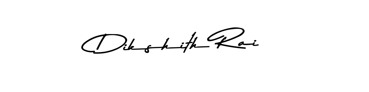 Make a beautiful signature design for name Dikshith Rai. With this signature (Asem Kandis PERSONAL USE) style, you can create a handwritten signature for free. Dikshith Rai signature style 9 images and pictures png
