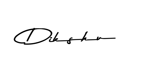 Make a beautiful signature design for name Dikshu. With this signature (Asem Kandis PERSONAL USE) style, you can create a handwritten signature for free. Dikshu signature style 9 images and pictures png