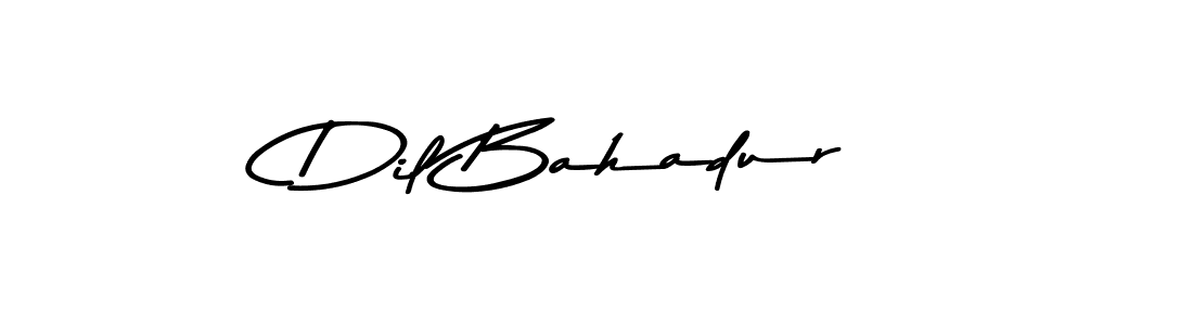 Design your own signature with our free online signature maker. With this signature software, you can create a handwritten (Asem Kandis PERSONAL USE) signature for name Dil Bahadur. Dil Bahadur signature style 9 images and pictures png