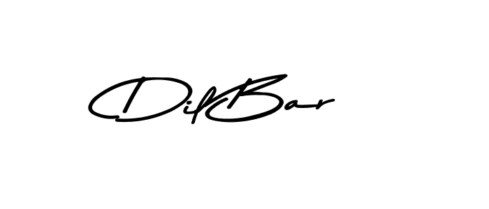 Make a beautiful signature design for name Dil Bar. With this signature (Asem Kandis PERSONAL USE) style, you can create a handwritten signature for free. Dil Bar signature style 9 images and pictures png