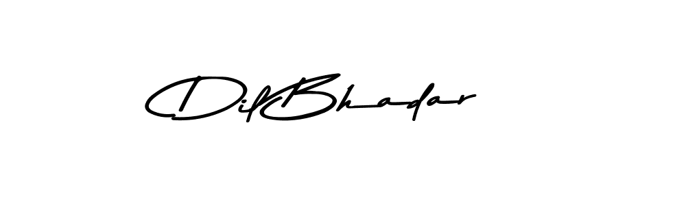 Make a beautiful signature design for name Dil Bhadar. With this signature (Asem Kandis PERSONAL USE) style, you can create a handwritten signature for free. Dil Bhadar signature style 9 images and pictures png