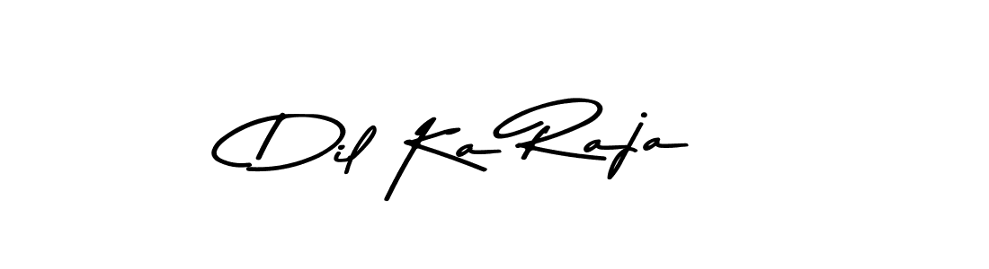 Create a beautiful signature design for name Dil Ka Raja. With this signature (Asem Kandis PERSONAL USE) fonts, you can make a handwritten signature for free. Dil Ka Raja signature style 9 images and pictures png