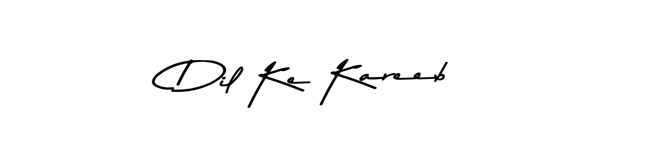 The best way (Asem Kandis PERSONAL USE) to make a short signature is to pick only two or three words in your name. The name Dil Ke Kareeb include a total of six letters. For converting this name. Dil Ke Kareeb signature style 9 images and pictures png
