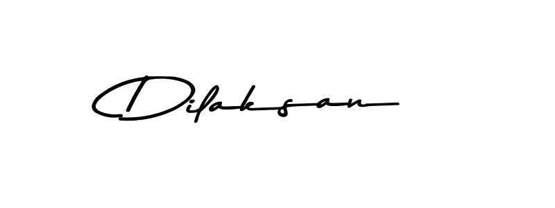 Design your own signature with our free online signature maker. With this signature software, you can create a handwritten (Asem Kandis PERSONAL USE) signature for name Dilaksan. Dilaksan signature style 9 images and pictures png