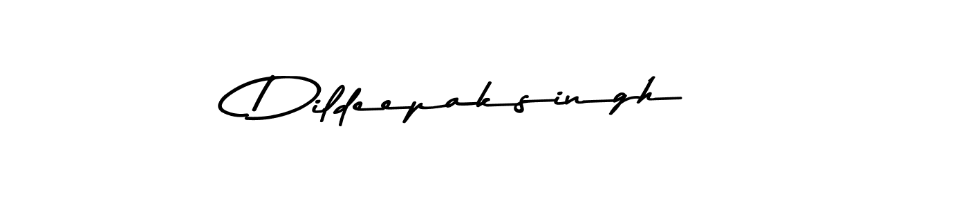 How to make Dildeepaksingh signature? Asem Kandis PERSONAL USE is a professional autograph style. Create handwritten signature for Dildeepaksingh name. Dildeepaksingh signature style 9 images and pictures png