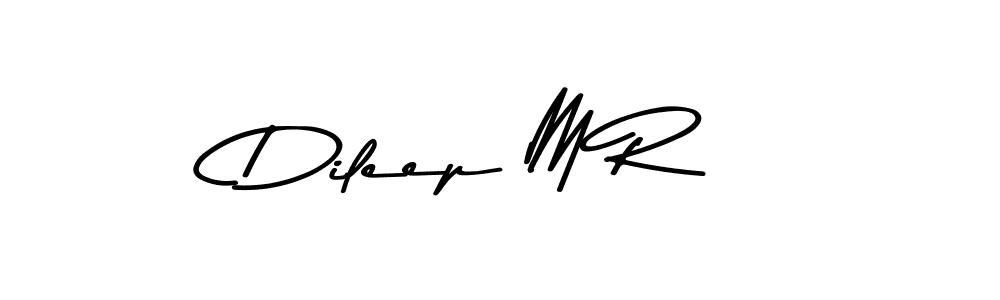 Create a beautiful signature design for name Dileep M R. With this signature (Asem Kandis PERSONAL USE) fonts, you can make a handwritten signature for free. Dileep M R signature style 9 images and pictures png