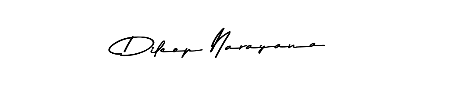 Design your own signature with our free online signature maker. With this signature software, you can create a handwritten (Asem Kandis PERSONAL USE) signature for name Dileop Narayana. Dileop Narayana signature style 9 images and pictures png