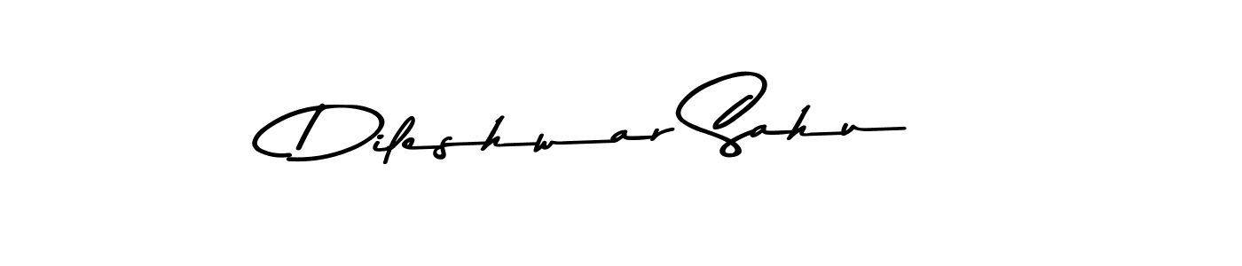 This is the best signature style for the Dileshwar Sahu name. Also you like these signature font (Asem Kandis PERSONAL USE). Mix name signature. Dileshwar Sahu signature style 9 images and pictures png