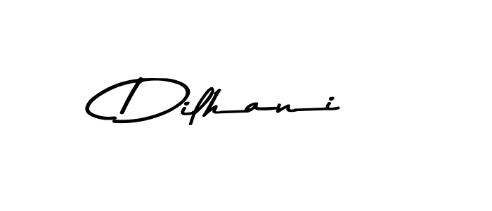 Make a beautiful signature design for name Dilhani. With this signature (Asem Kandis PERSONAL USE) style, you can create a handwritten signature for free. Dilhani signature style 9 images and pictures png